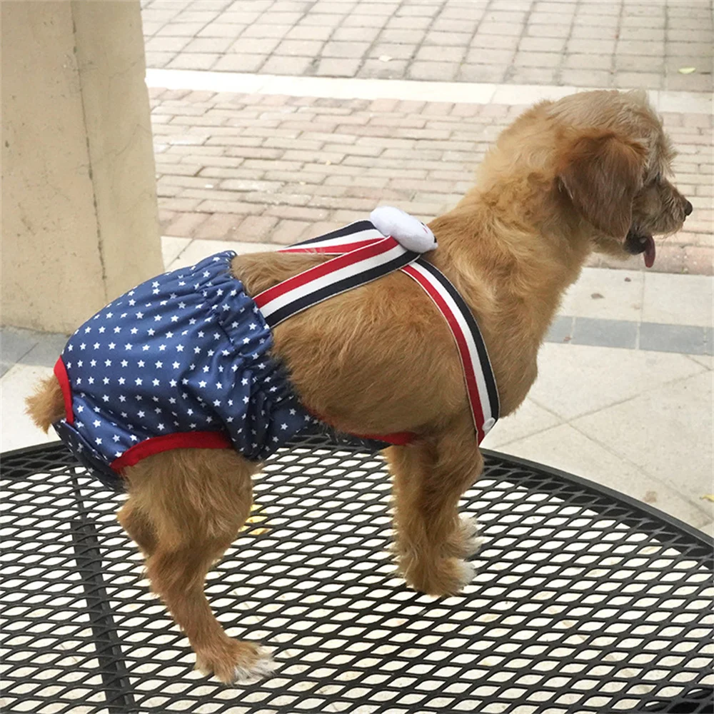 Cartoon Female Dog Shorts Underwear Pet Physiological Pants Diaper Briefs For Small Medium Dogs Puppy Schnauzer Mascotas Panties_voghion.com