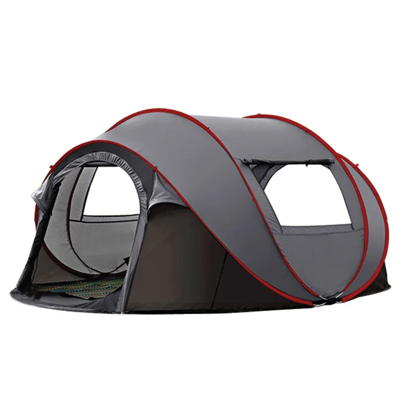 3-4Persons Pop Up Automatic Tent Large Space Waterproof Windproof Quick Open Fast Throw Outdoor Camping Tourist Park палатка