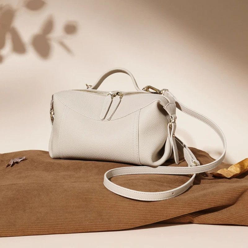 

Женские сумки Boston из натуральной кожи, женская сумка через плечо, роскошная сумка-подушка из воловьей кожи для покупок, подарок для девочек