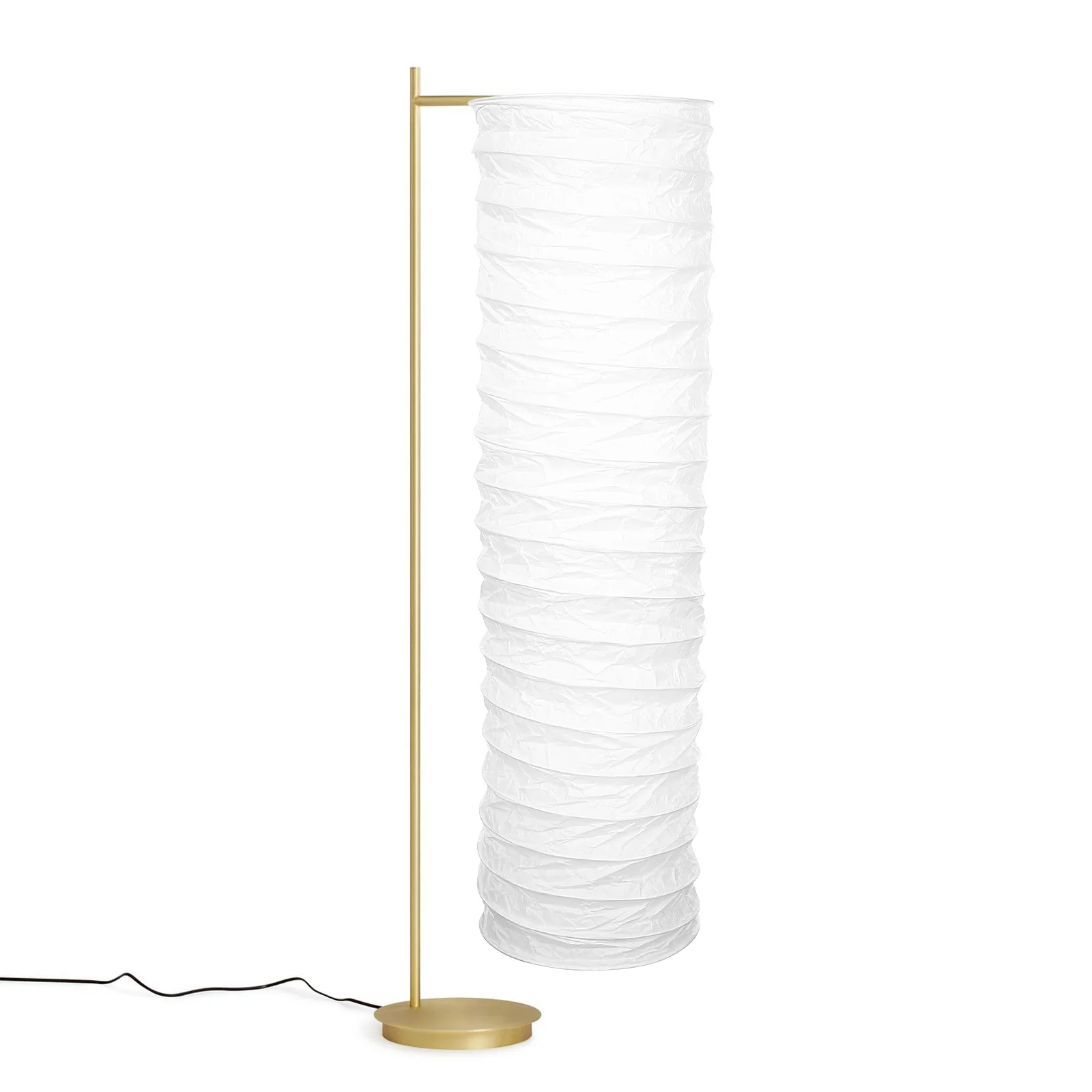 

Nordic Minimalist Floor Lamp Shade Paper Metal Material Non Deformable Decorative Lighting For Living Room Bedroom Home