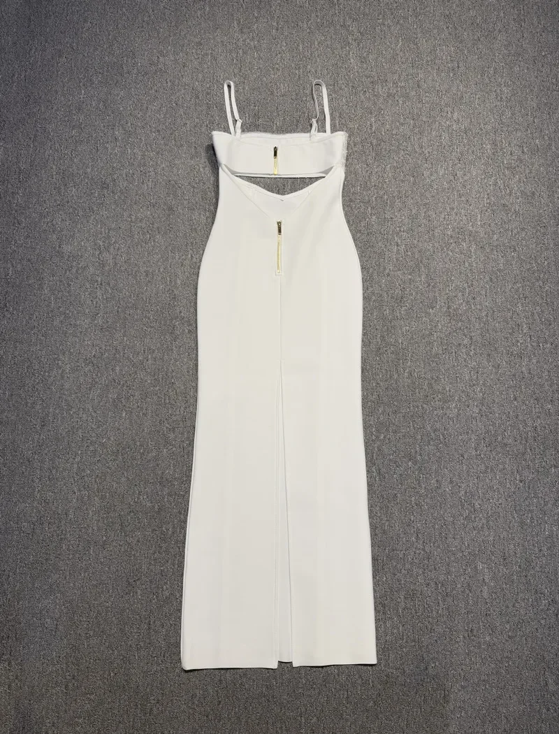 جديد وصول المرأة أكمام مثير حزام التسلق الراين Bodycon فستان طويل ضمادة احتفال ملهى ليلي حفلة عيد ميلاد ارتداء