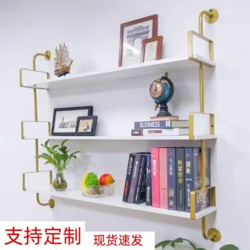 

Iron art wall mounted shelves, wall mounted partition boards, bookshelves