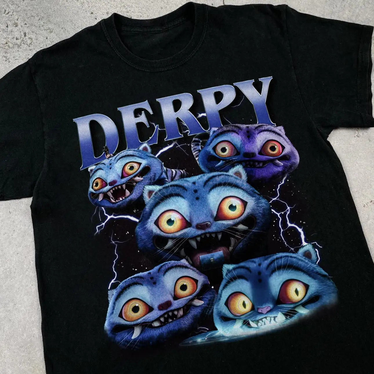 KPop Hunters Derpy Tiger Merch T-shirts mode Vintage gothique T-shirts hauts hommes femmes vêtements coton surdimensionné t-shirt