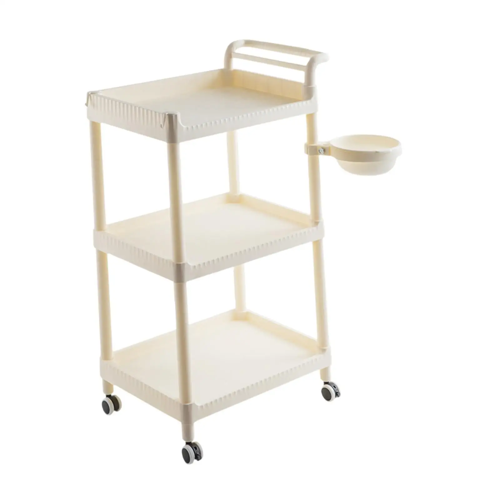 3 Tier Rolling Storage Organizer Practical for Office Apartment Living Room