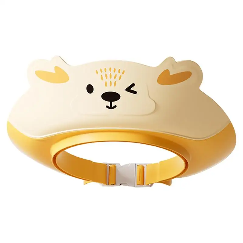 

Детская шапочка для душа, складной мультяшный козырек, защита ушей, шампунь, шапка для мытья головы, детские принадлежности для душа для мальчиков и девочек, волосы