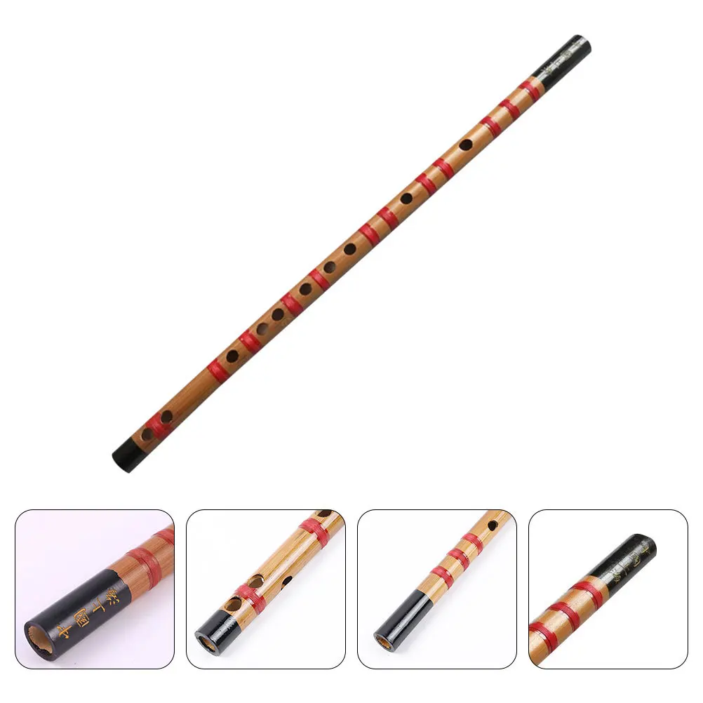 

1Pcs Student Wooden Flute Portable Bamboo Flute Professional Tone for Beginners Lightweight Chinese Traditional Instrument