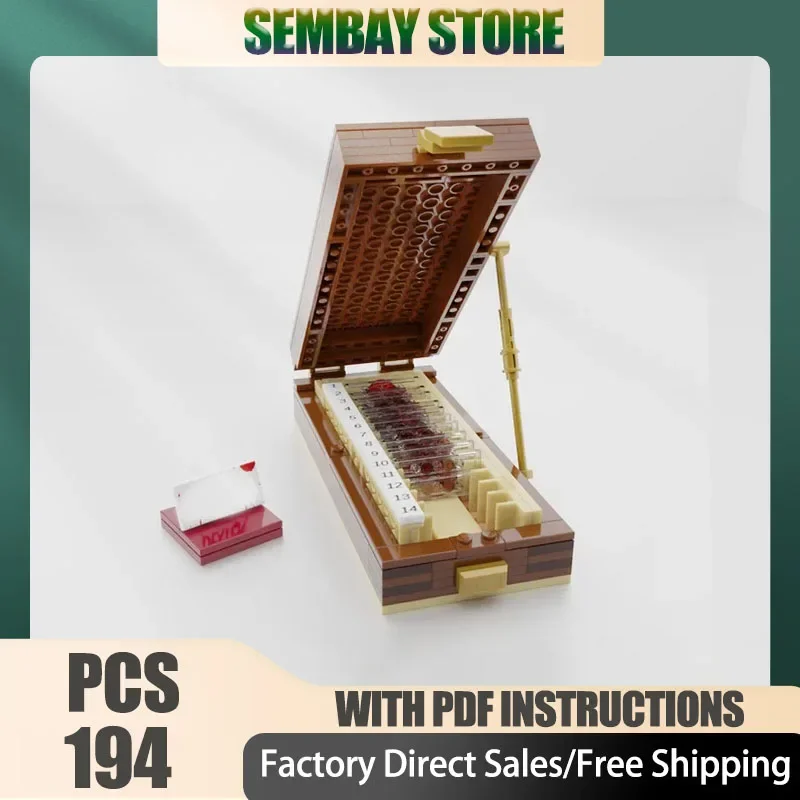 MOC-188932 جديد Moc اللبنات ديكستر مورغان الجوائز صندوق التكنولوجيا وحدات الطوب نموذج الهدايا اللعب لتقوم بها بنفسك مجموعات الجمعية