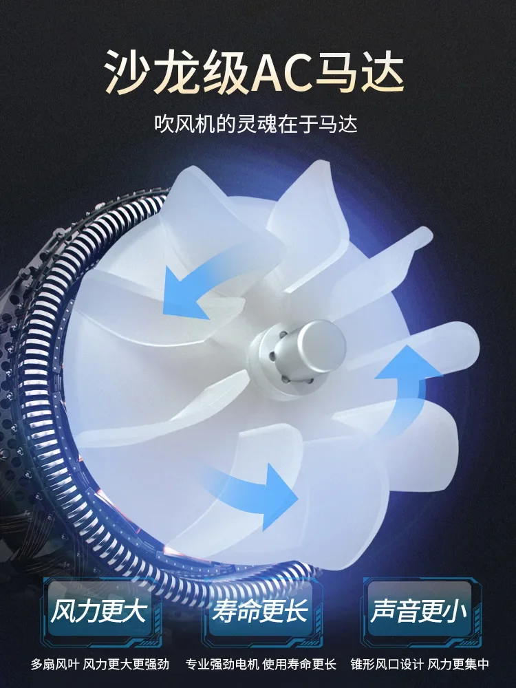 Electric hair dryer for home barber shop special high-power hair salon quick drying hot and cold air hairstylist