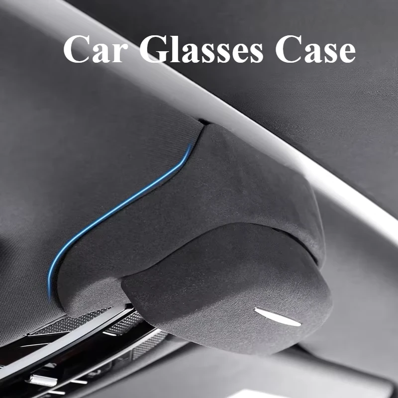 

For Porsche Cayenne 2019-2024 Car Glasses Case Roof Sunglasses Storage Clip Car Accessories Interior Modification Accessories