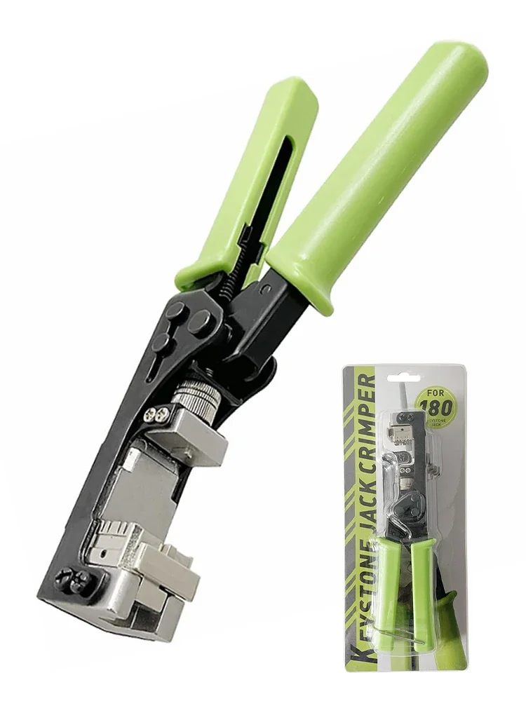 Natalink 180 °   Narzędzie do uderzania modułów sieciowych, obcinak do kabli, moduł RJ45, gniazdo Keystone, zakończenie dla gniazd 4-pary CAT5 CAT6 — zdjęcie produktu 7