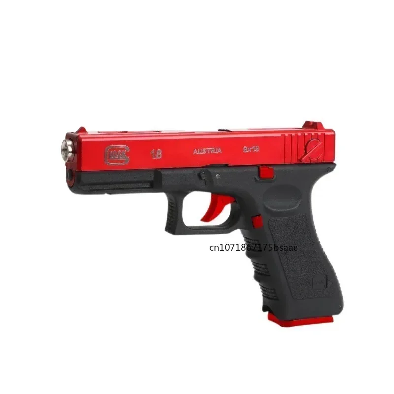 Nuevo metal negro GIock G17 pistola de simulación 500 rondas combate al aire libre tiro balas BB niño cumpleaños regalo de Navidad