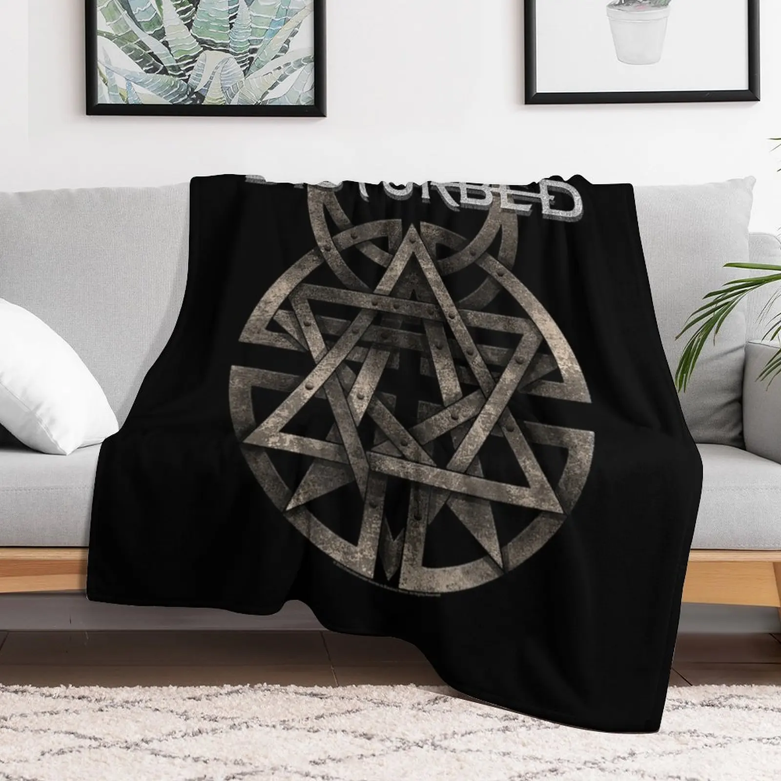 Disturbed Throw Blanket