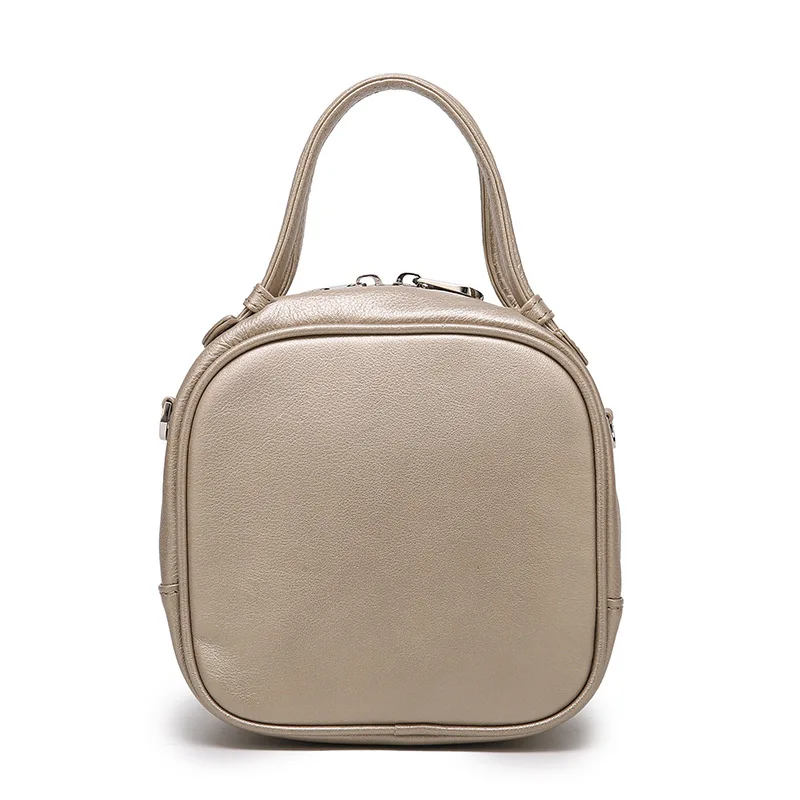 Bolso cruzado de piel de vaca para mujer, bolso de hombro, bolso de mano Y2k, Blanco verdadero, cadena de capa superior, alta calidad, versátil, moda Retro