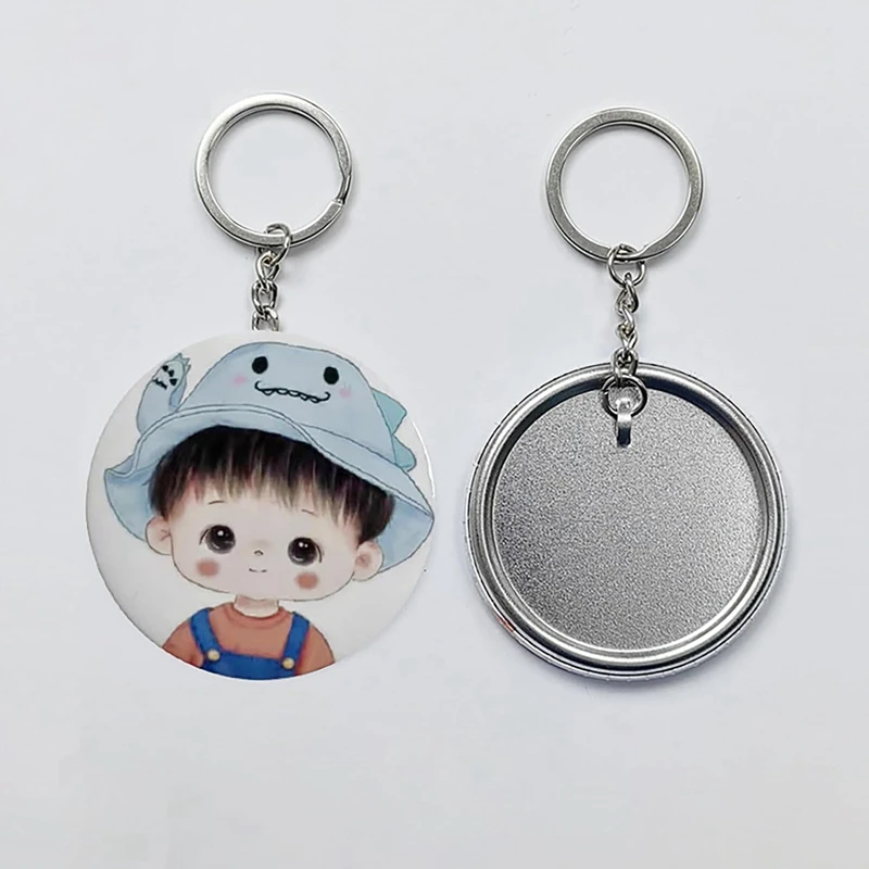 Pin Making Kit para Button Maker Machine,Metal Button Badge Sets, Chaveiros Suprimentos, 58mm, 2.25 Polegada