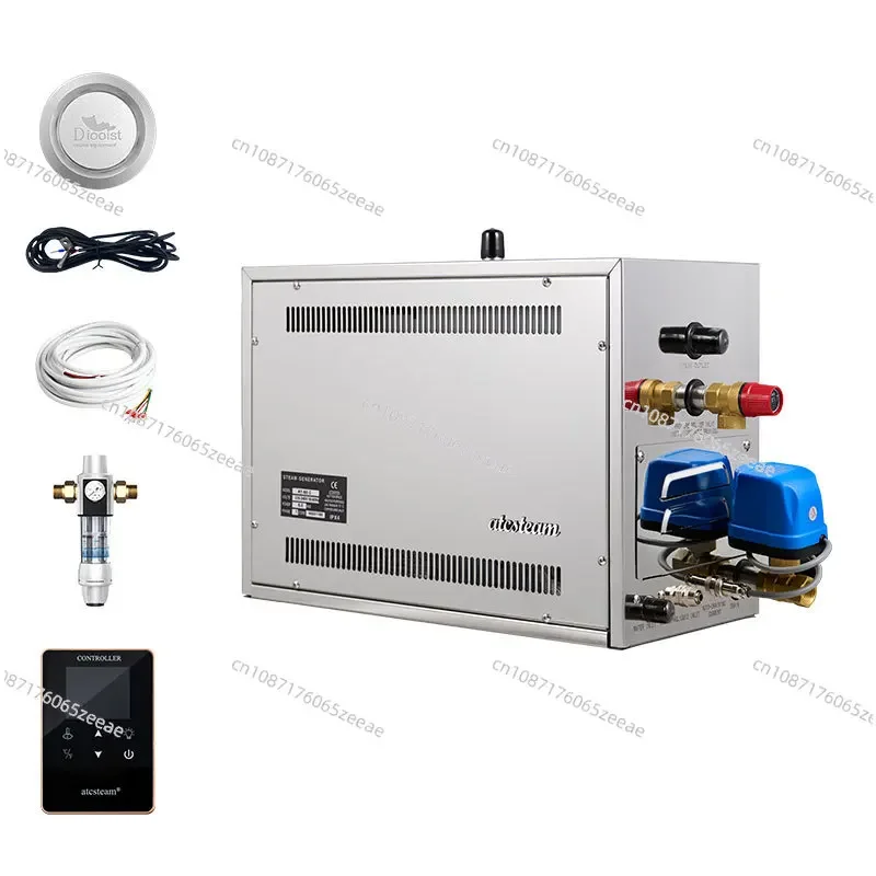 

Source Factory Sauna Room Equipment Wet Steam Room Steam Generator Stainless Steel Automatic Drain Steam Engine