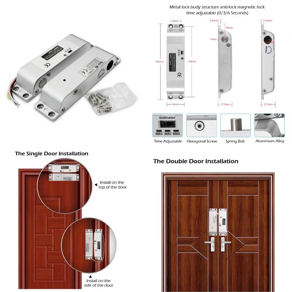 

Secure your property effortlessly with our reliable, durable, and adjustable fail-safe time delay electronic mortise locks! Expe