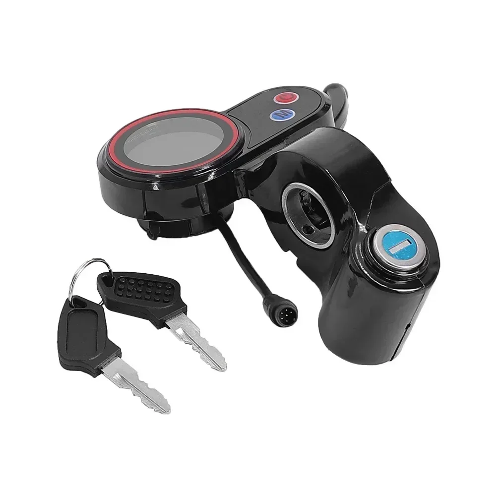 Electric Scooter 6 Pin Display For Hitway H5 Kickscooter LCD Display With Locking Instrument Dashboard Replacement Accessories