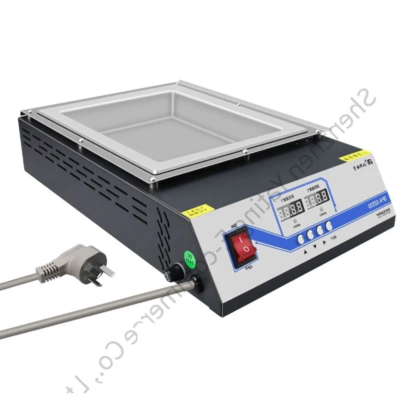 250*200mm Tin Furnace Immersion Welding Machine Constant Temperature Adjustable Melting Tin Furnace Soldering Pot