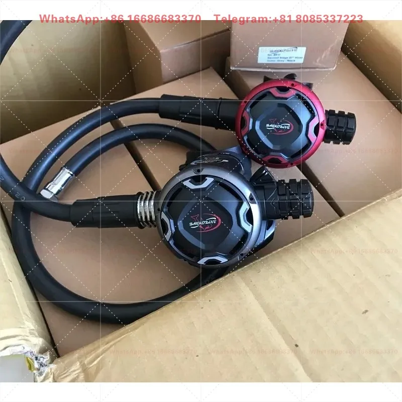 Respirator inlet adjustable respiratory regulator pressure reducing valve adjustable one two stage head ice diving cold water