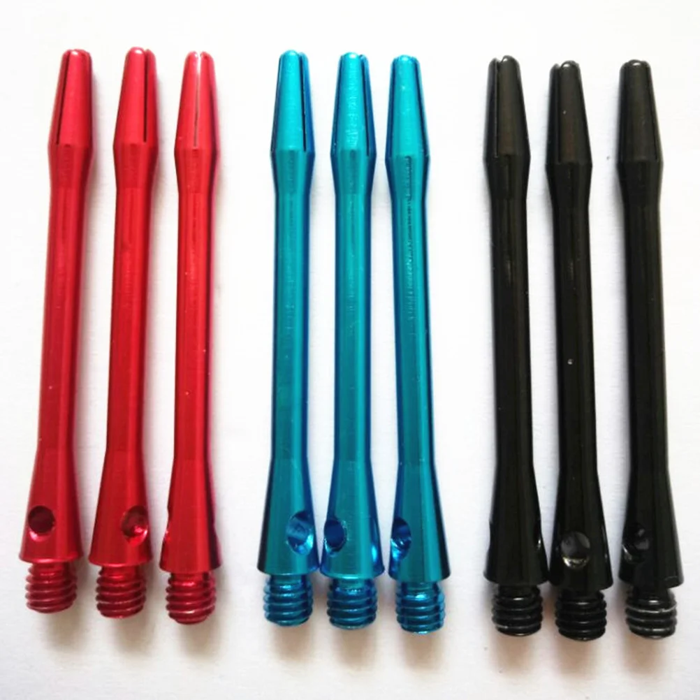 Arbres de fléchettes en alliage d'aluminium, 27 pièces, 4.5mm 48Mm, filetage Standard moyen, haute qualité pour le lancer des tiges métalliques de sport