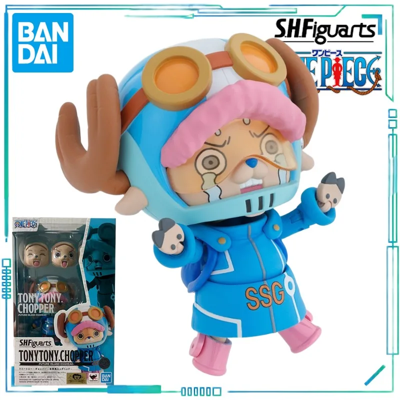 

BANDAI Genuine S. H. Figuarts Series Movable Toys One Piece Series Tony Tony Joba Future Island Egg Head Island Model Toy