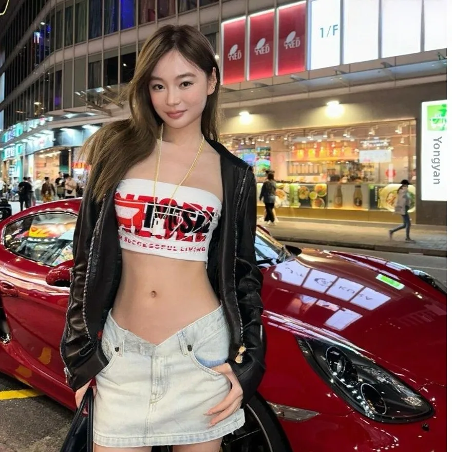 Summer 2025 American Style Short Crop Top Letter Print Slimming Versatile Hot Girl Tank Top Women's Fashion Trendy Item