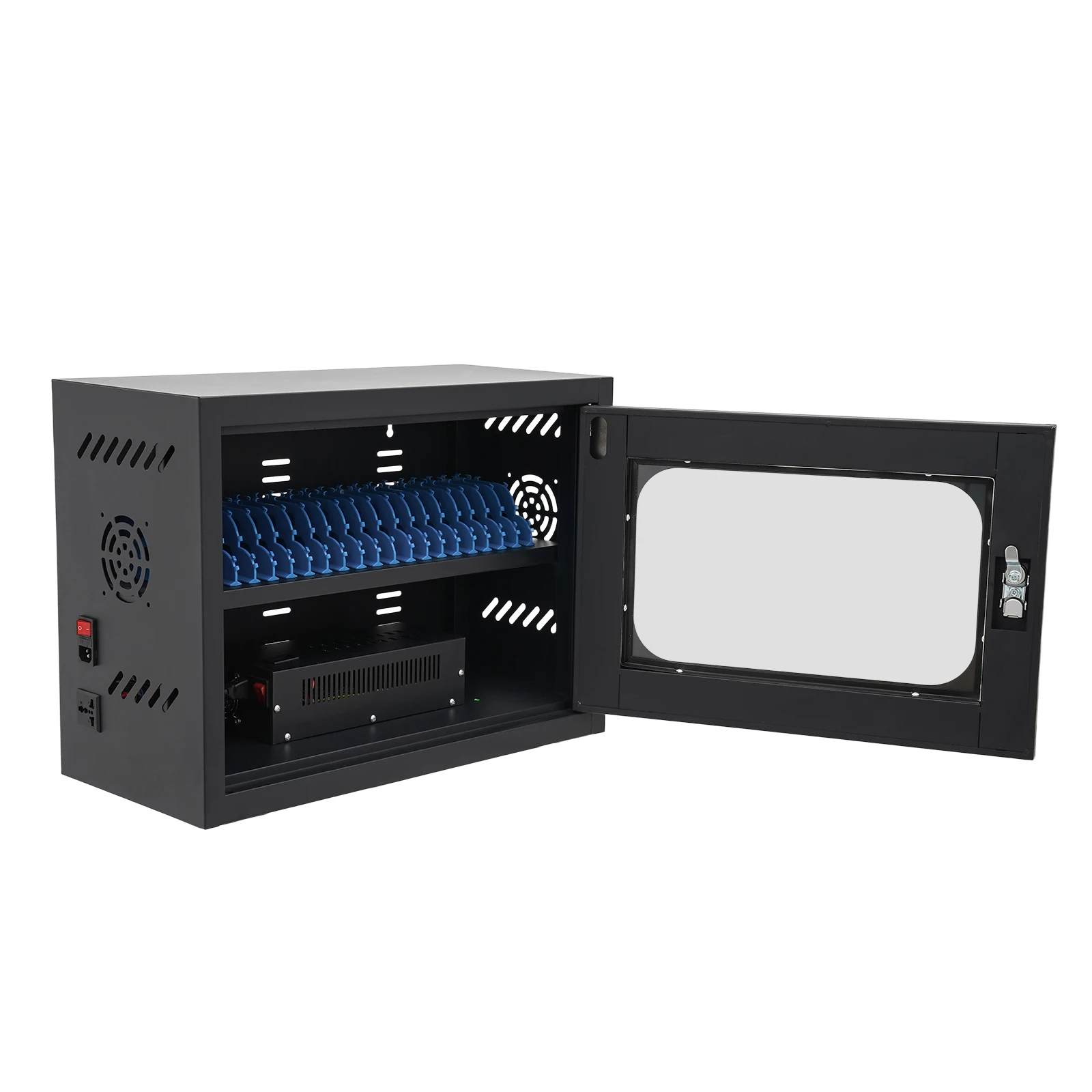 20-جهاز منضدية وخزانة شحن مثبتة على الحائط وأجهزة كمبيوتر لوحية ومحطة شحن للهاتف المحمول لاستخدام المستشفى المدرسية والمكتبية