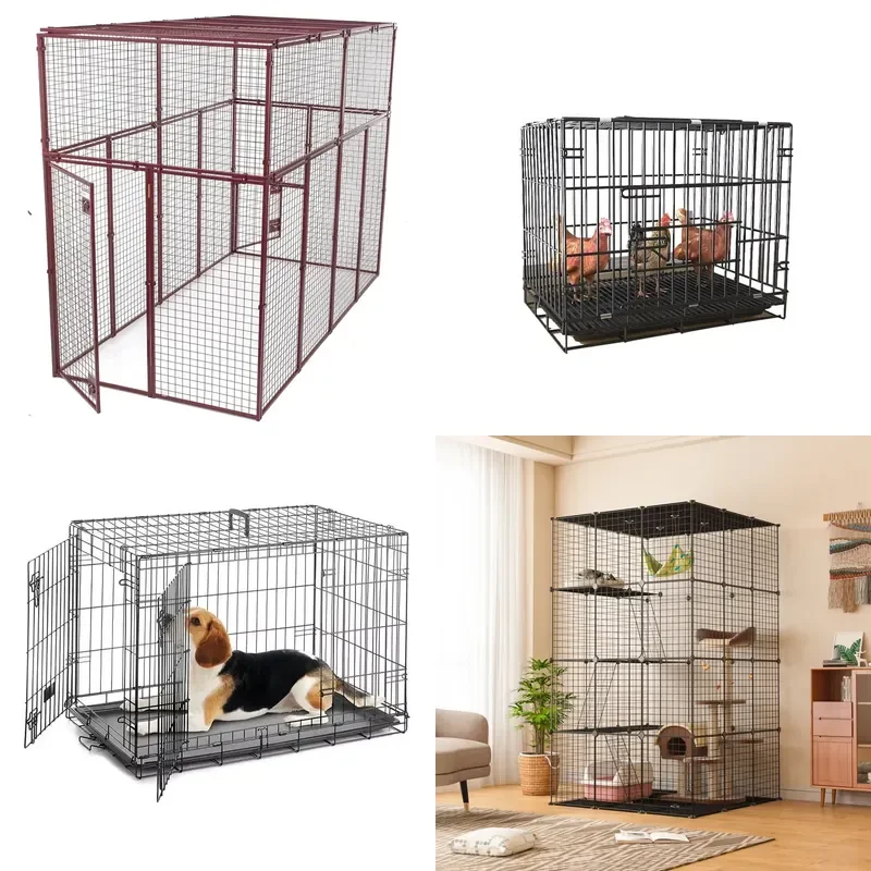 for 304 Stainless Steel Welded Mesh Veterinary Animal Cage ICU Dog Cat Cage Breathable Durable Medical Pet Restraint Cage MOQ