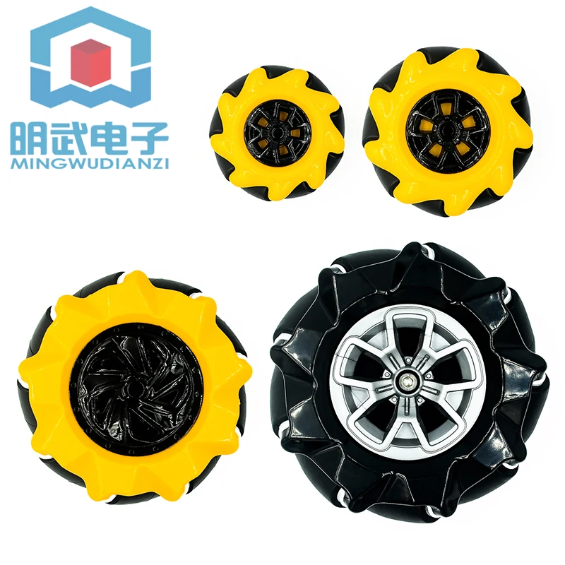 Mecanum Wheel Omnidirectional Wheel 48mm 60mm 80mm 97mm TT Motor Smart Car Mobile Car