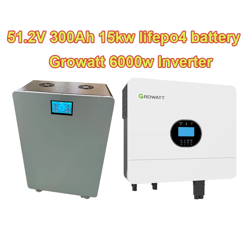 Hot sale 48V 51.2V 300Ah 400Ah 460AH 15kw 20kw 24kw Lithium ion Battery  11KW Hybrid inverter Solar Energy Storage Power Bank