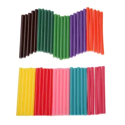 DRELD 50Pcs 7x100MM DIY Hot Melt Glue Stick Adhesive Colorful For Electric Glue Gun Car Audio Craft Repair Sealing Wax Stick
