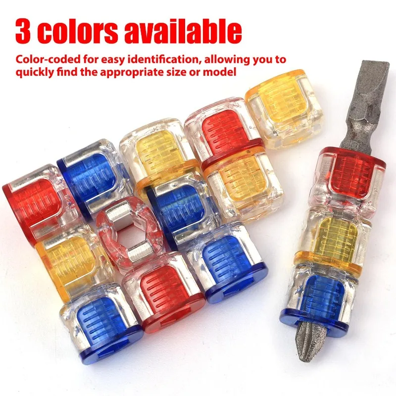 Wholesale Mini Strong Magnetizer Electric Screwdriver Drill Bits Color Magnetic Coil Powerful Magnet Rings Demagnetization Tools