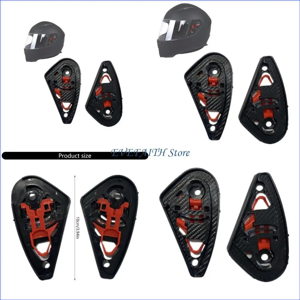 

124B Secure Quick Mounting Helmets Base Adapter Connector for JK310 313 Skiing, Skateboarding, Biking Activities Enthusiasts