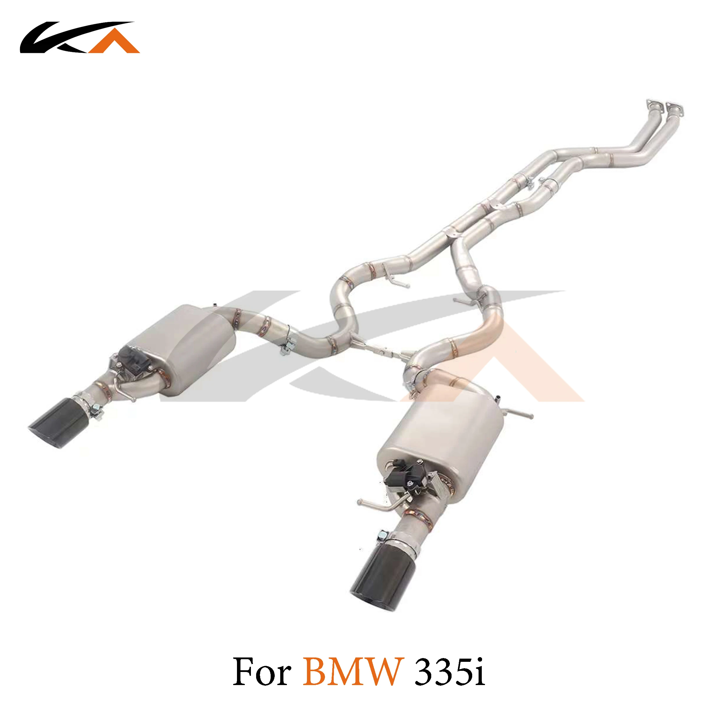 

KA Tuning exhaust system parts stainless catback for BMW 335i E92 N55 3.0T rear section performance muffler valve