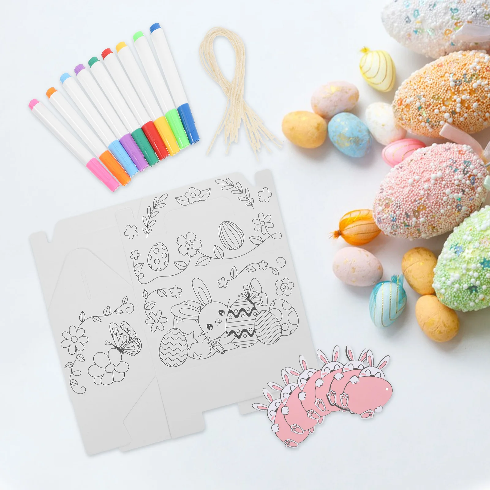 

Easter C Bulk Empty Containers Small Treat Boxes for Kids Packaging DIY Projects Creative Design Portable H Party