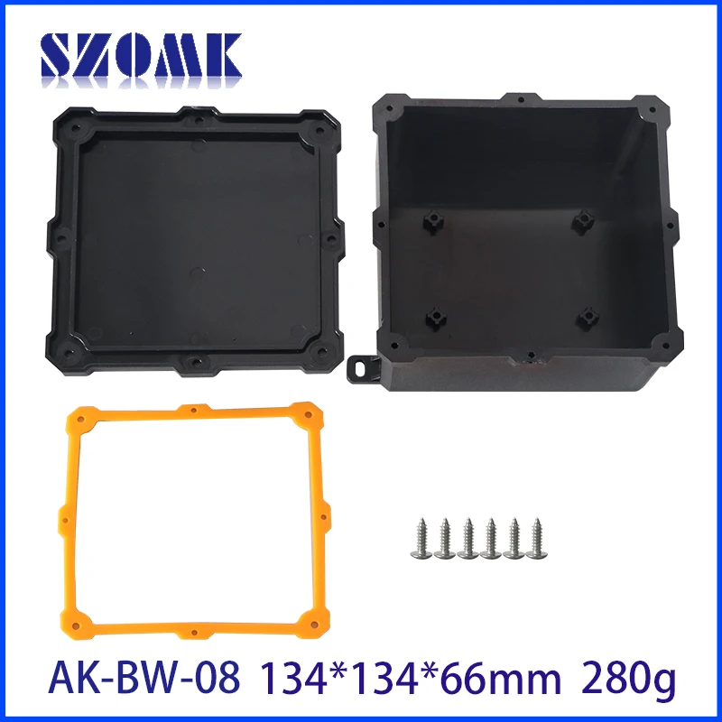 SZOMK-IP68 PC Flame Retardant Impermeável Outdoor Junction Enclosure, fio elétrico do cabo subterrâneo, caixa do conector de energia