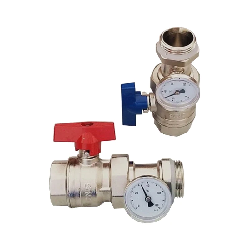 Floor heating water separator brass ball valve Ball direct valve for collector group check valve