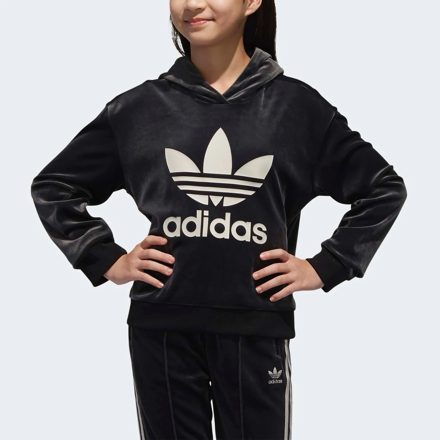 

Оригинальная детская толстовка Adidas Clover в зимнем стиле для спорта и отдыха D98909