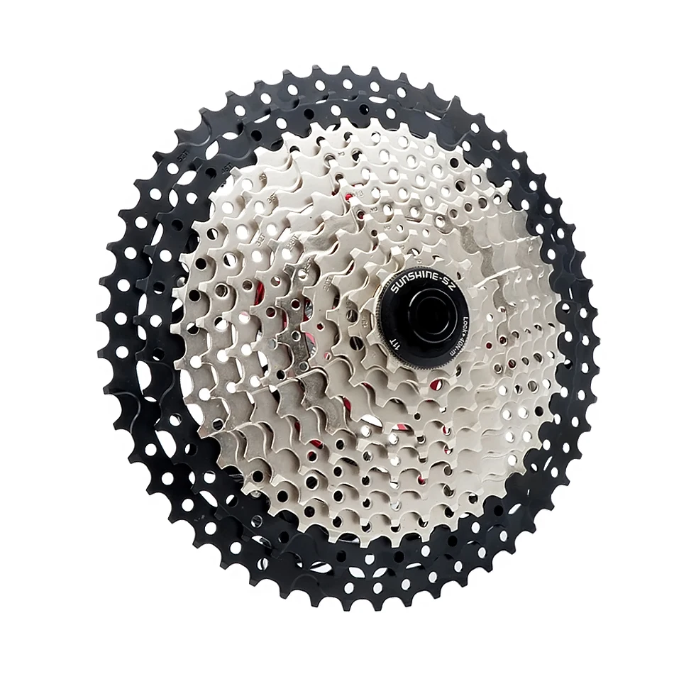 SUNSHINE Bicycle Cassette 8/9/10/11/12Speed Freewheel 32/36T/40T/42T/46T/50T/52T Sprocket HG Structure Flywheel For SHIMANO/SRAM