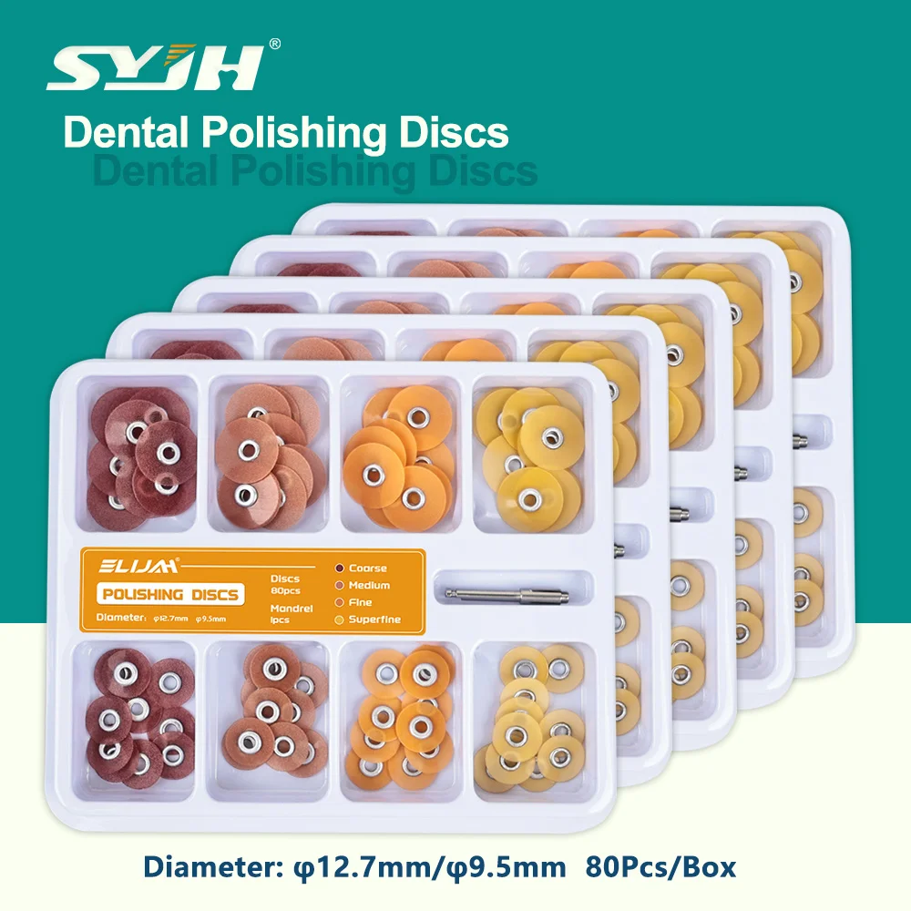 

400Pcs Dental Finishing and Polishing Discs Superfine/Fine/Medium/Coarse for Composites Ceramics and Glass Ionomer Restorations