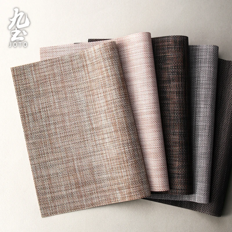 

JOTO Non-slip insulation Easy to clean Multi-color striped woven placemat CJR0418