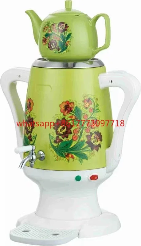 

Euro 220V cross-border Russian coffee pot samovar set turkish kettle coffee pot and mother and son pot