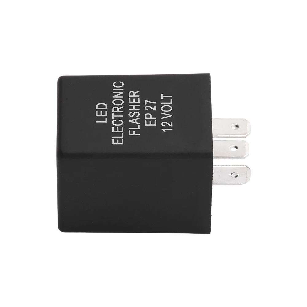 Universal 5-pin LED Electronic Flasher Relay 12V Normally Open EP27 Car Steering Double Flashing LED Light Flashing Relay