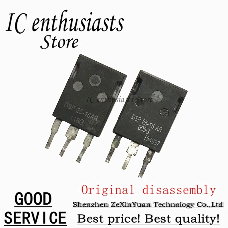 10PCS DSP25-16AR 25A 1600V TO-247 Original disassembly