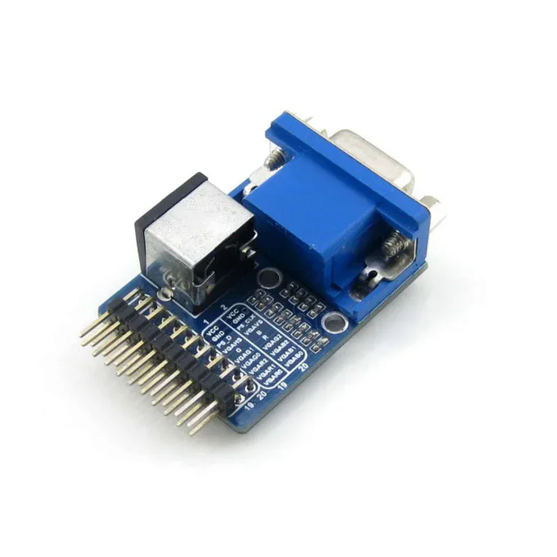 Waveshare-Carte d'accessoires VGA PS2 pour tester l'interface de contrôle des interfaces