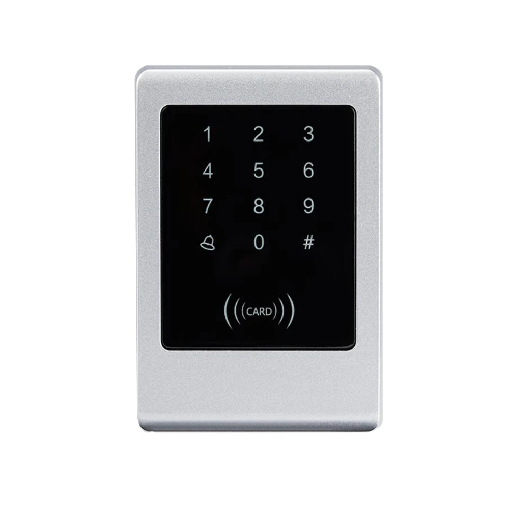 

LUCKING DOOR Waterproof 125KHz RFID Access Control Touch Metal Smart Keyless Lock Card Reader Electronic Door Lock Gate Opener