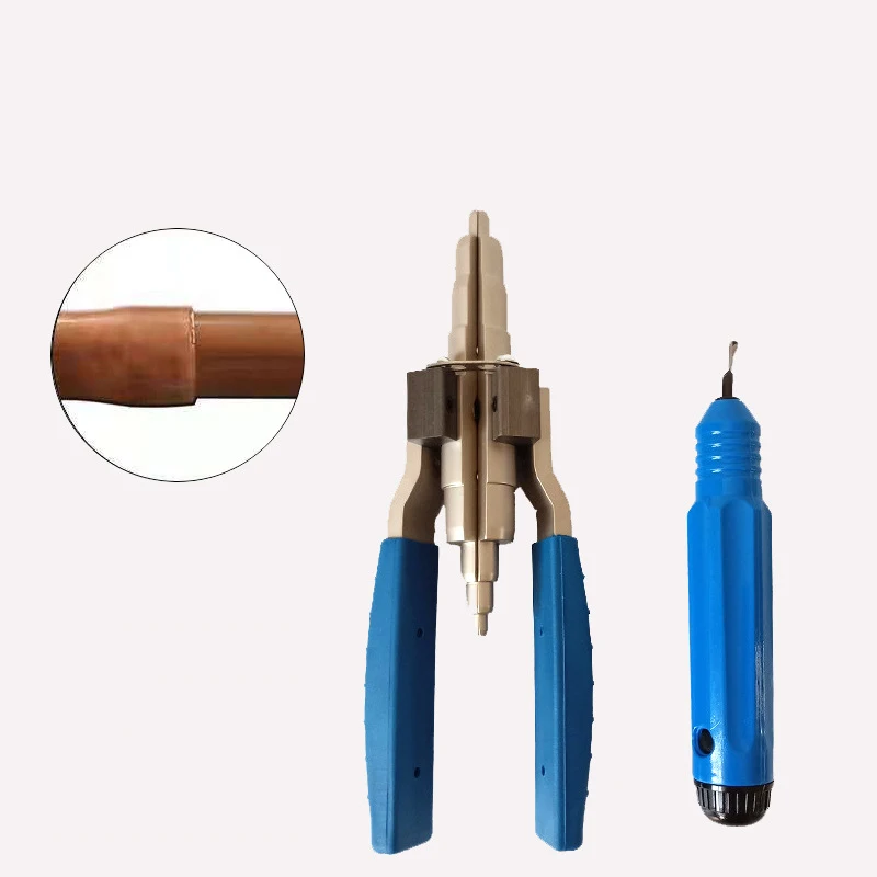 Portable Steel Manual Tube Expander Pipe Swaging Expander 360 Degree Hand Expanding Tool Refrigeration Copper Pipe