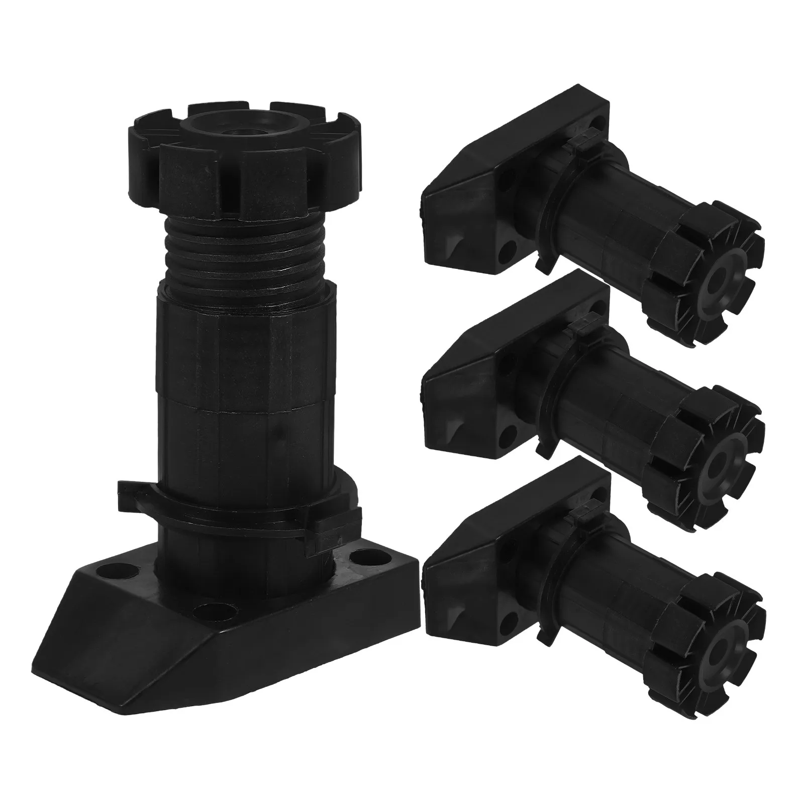 4Pcs Adjustable Cabinet Leveling Feet Plastic Thickened Furniture Legs for Kitchen Bathroom Wardrobe Furniture Risers Stable
