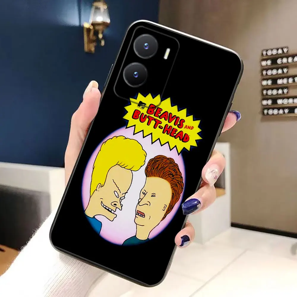 Cartoon Beavis Butthead Phone Case For VIVO V60 V50 V40 V17 V20 SE V21 V23 V23E V25 V25E V27 V27E V29 V29E V30 Case Shell Cover