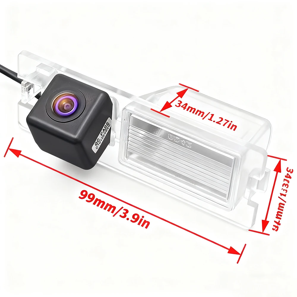 Car Parking Camera For Fiat Grande Punto Fiat Punto Evo Fiat Avventura 3D 5D hatchback / Rear View Camera / License Plate Camera